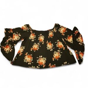 Forever 21+Sexy Floral Off the Shoulder Blouse